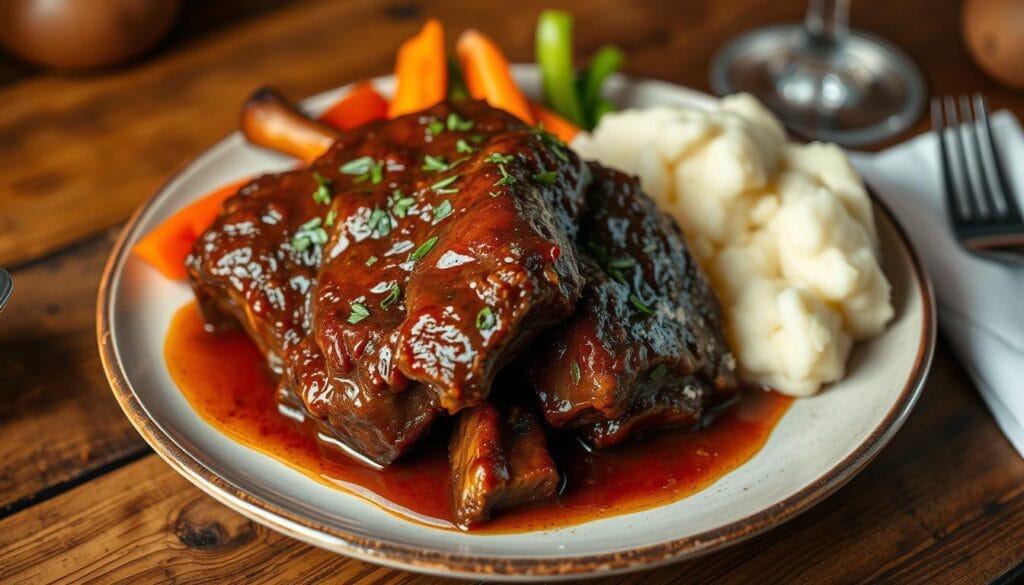Braised beef short ribs Braised beef short ribs