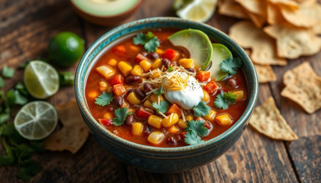 delicious taco soup with toppings delicious taco soup with toppings